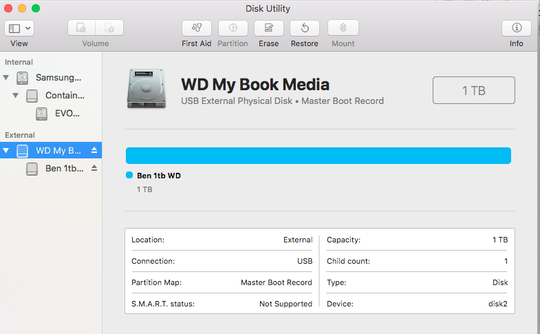 mac disk utility sd card waiting for partitions to activate